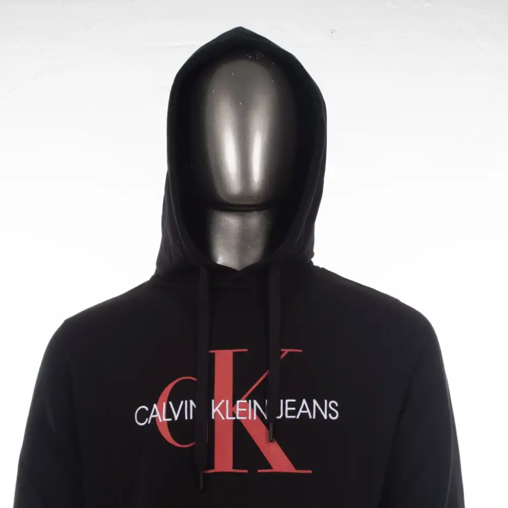 monogram logo hoodie